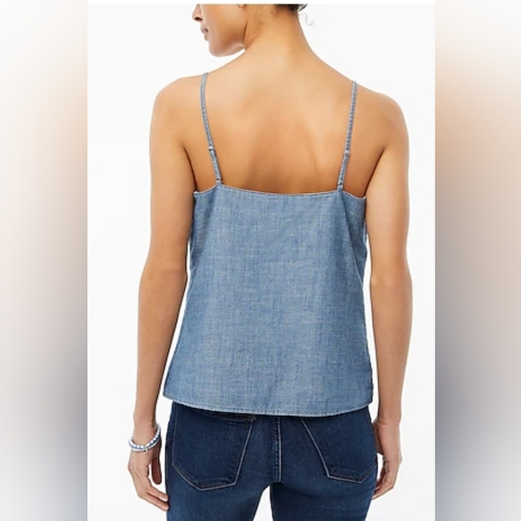 NWT J. Crew chambray camisole - Picture 2 of 7
